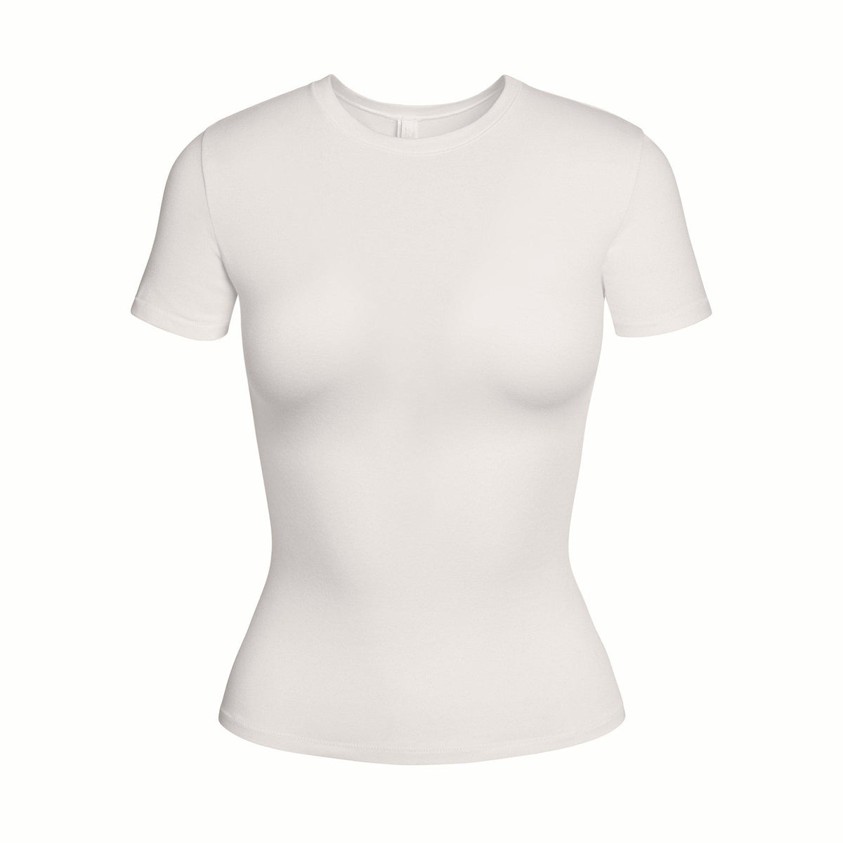 Marble - SKIMS - Women’s Cotton Jersey Short Sleeve Fitted T-Shirt - 1