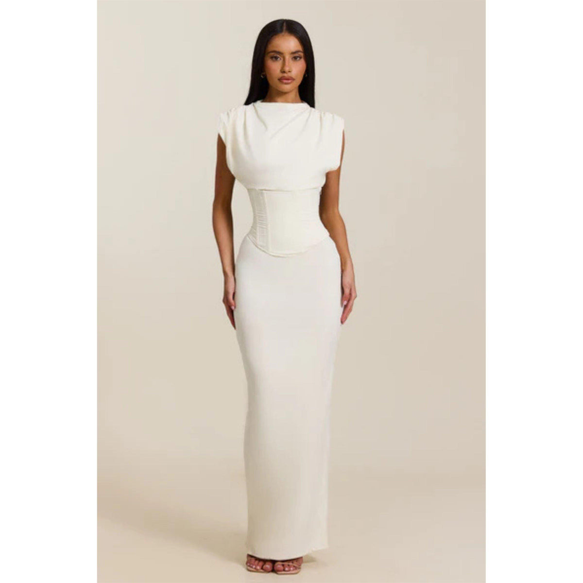 Cream - Mars The Label - Women's Sandra Maxi Long Dress - 1