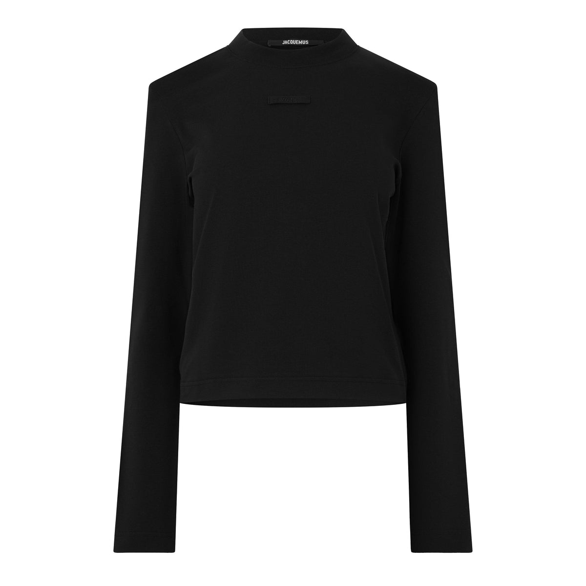 Black - Jacquemus - Women's Le Tshirt Gros ML Long Sleeve Plain Shirt - 1