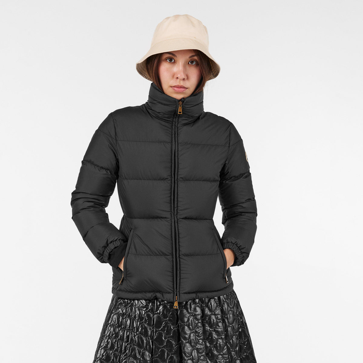 Black 999 - Moncler - Women's Insulated Cold-Weather Short Puffer Jacket - 3