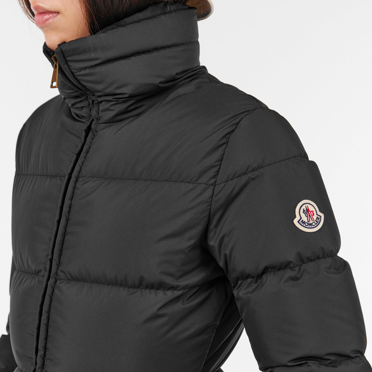 Black 999 - Moncler - Women's Insulated Cold-Weather Short Puffer Jacket - 5
