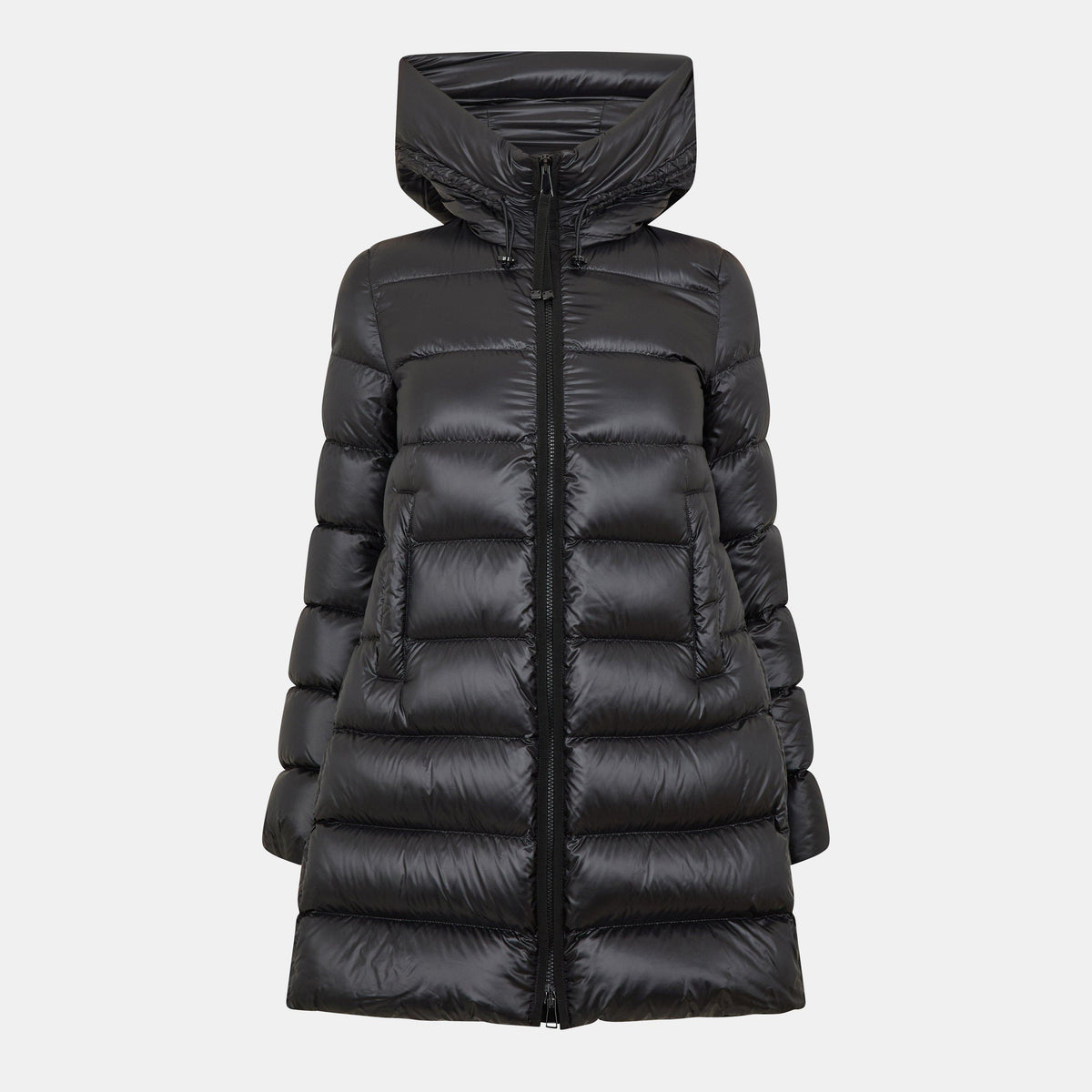 Black 999 - Moncler - Women's  Insulated Medium Puffer Jacket - 1