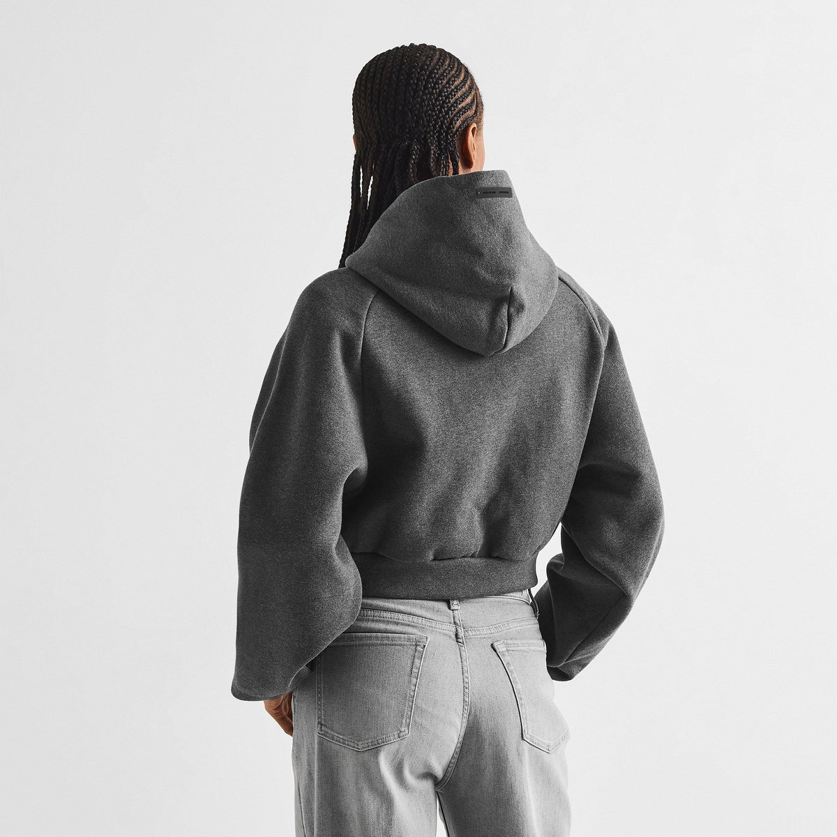 Charcoal - Fear Of God Essentials - Women's Overhead Hoodie - 4