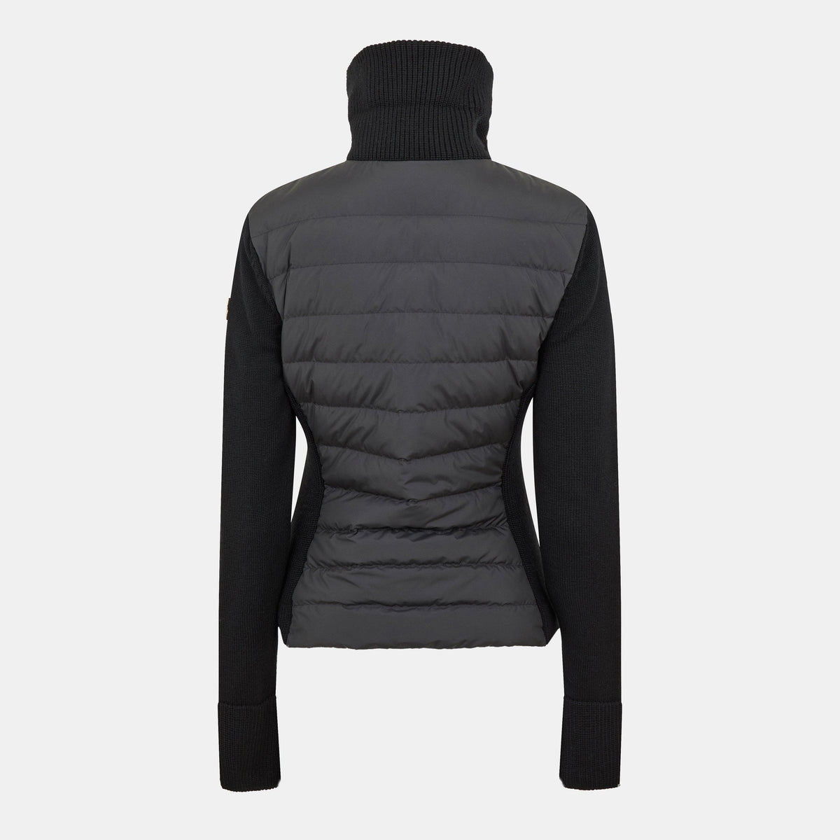 Black 999 - Moncler - Women's Insulated Weather Resistant Hybrid Jacket - 2