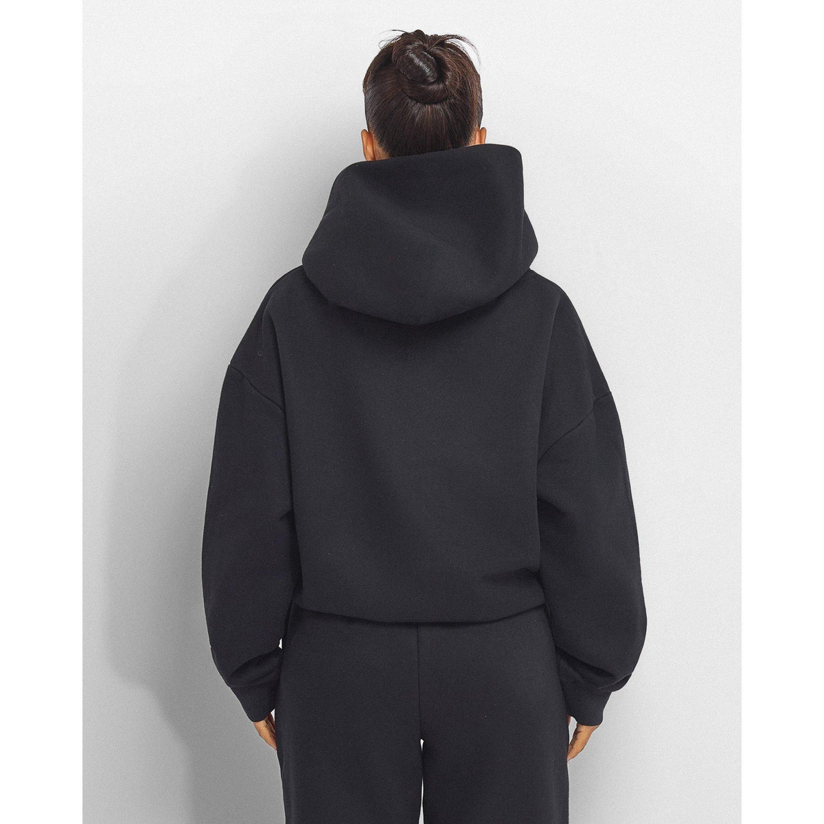 Black - Mars The Label - Womens Varsity Hoodie - 4