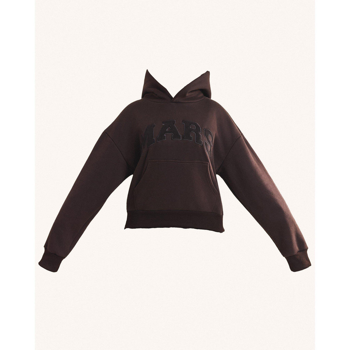Choc Brown - Mars The Label - Womens Varsity Hoodie - 1