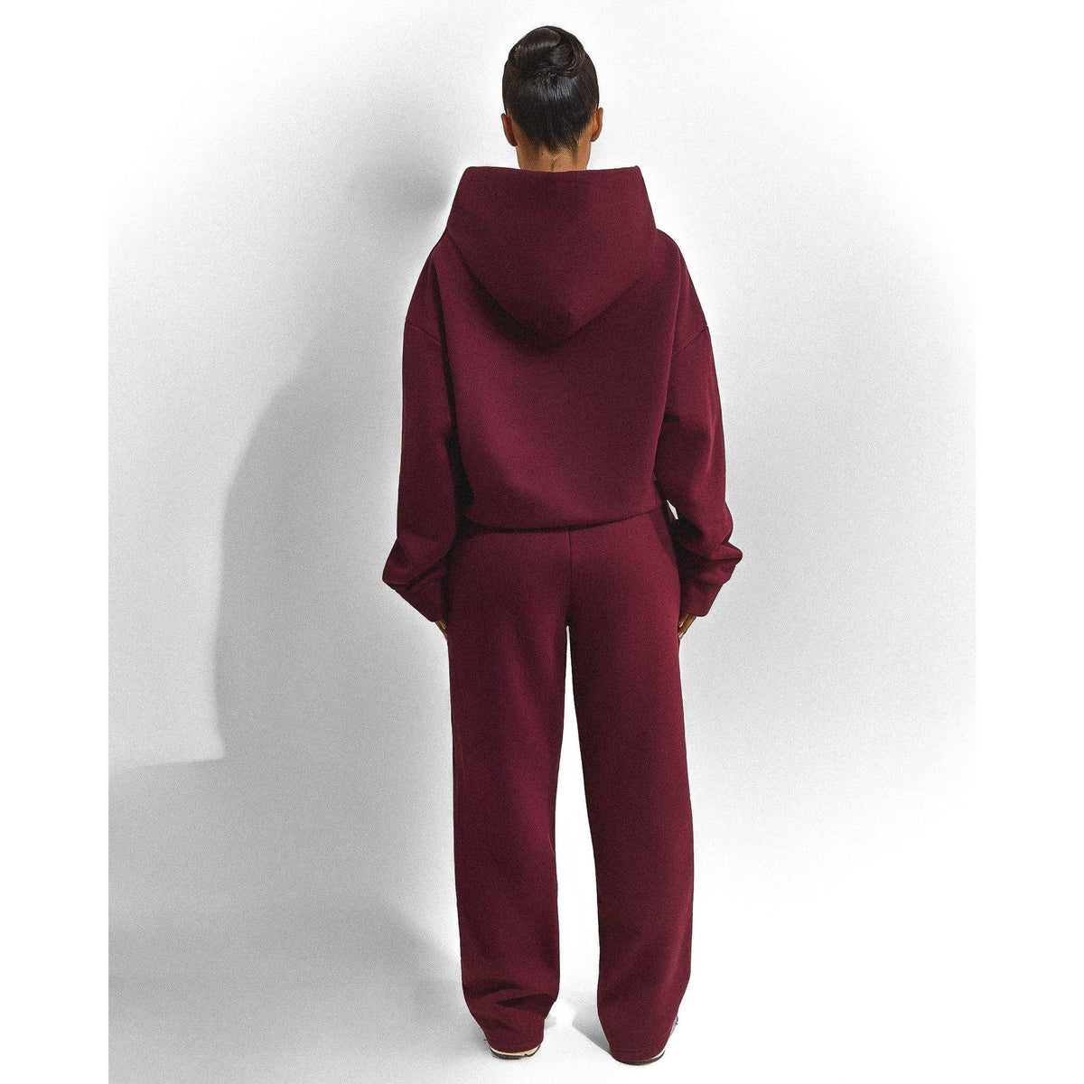 Wine - Mars The Label - Womens Varsity Hoodie - 3