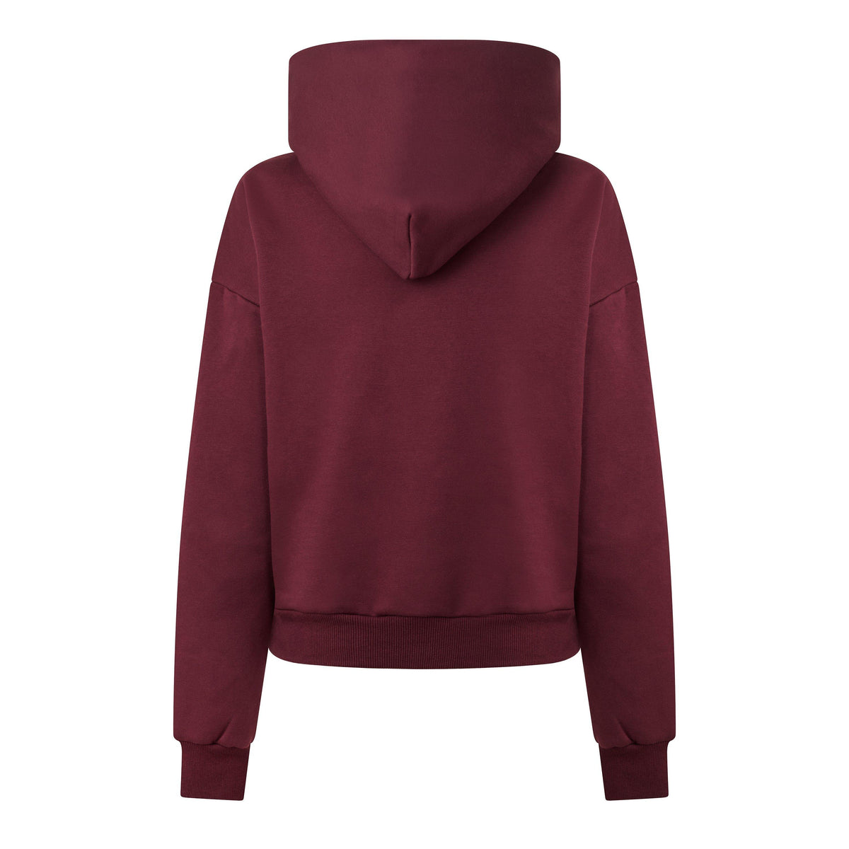 Burgundy - Mars The Label - Womens Varsity Hoodie - 2