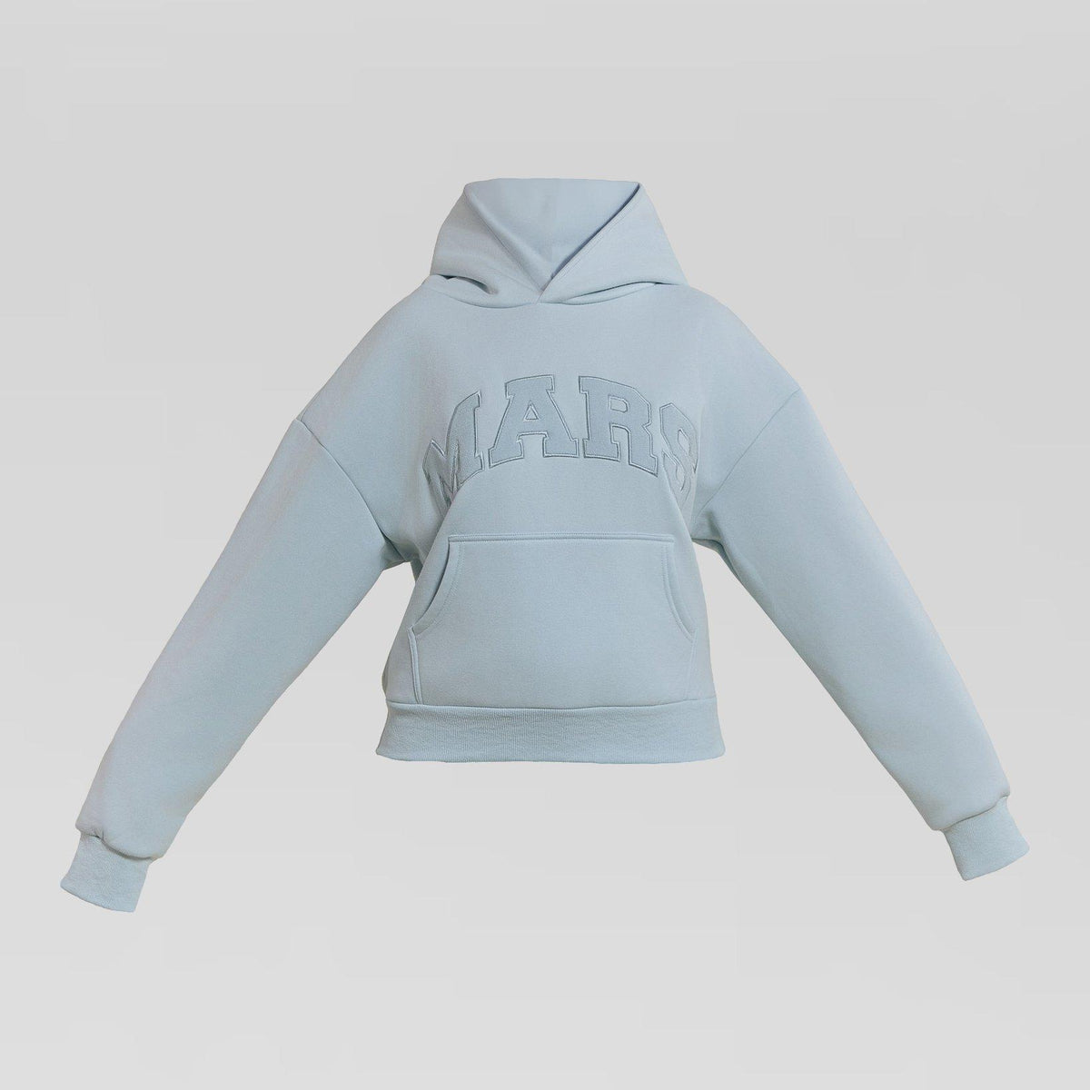 Baby Blue - Mars The Label - Womens Varsity Hoodie - 5