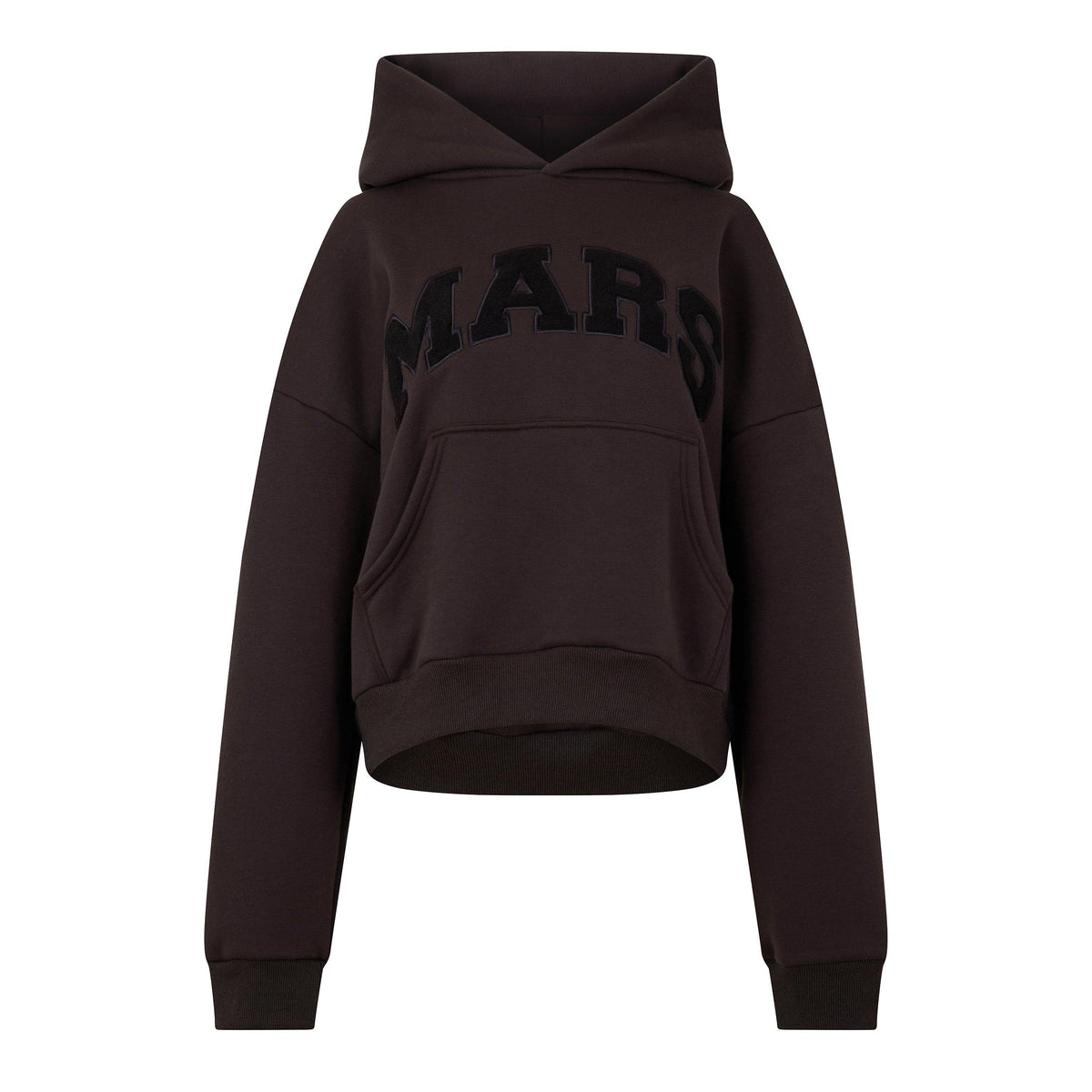 Chocolate - Mars The Label - Womens Varsity Hoodie - 1