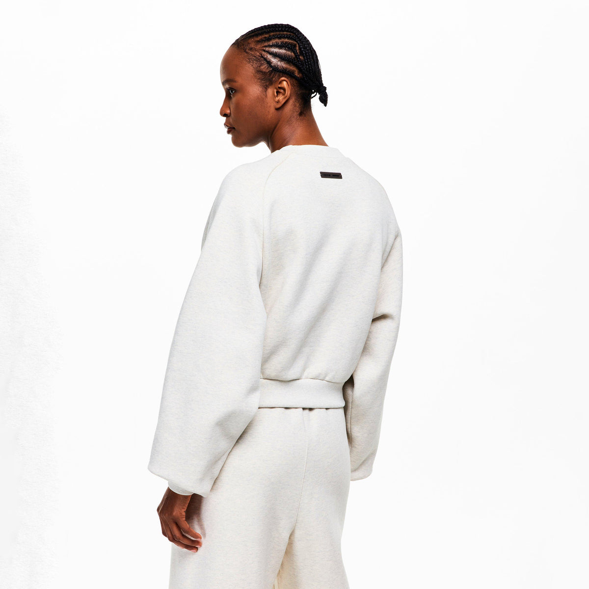 Oatmeal - Fear Of God Essentials - Women's Crew Sweatshirt - 4