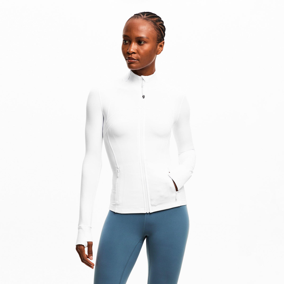 White - Lululemon - Womens Define Track Jacket - 3