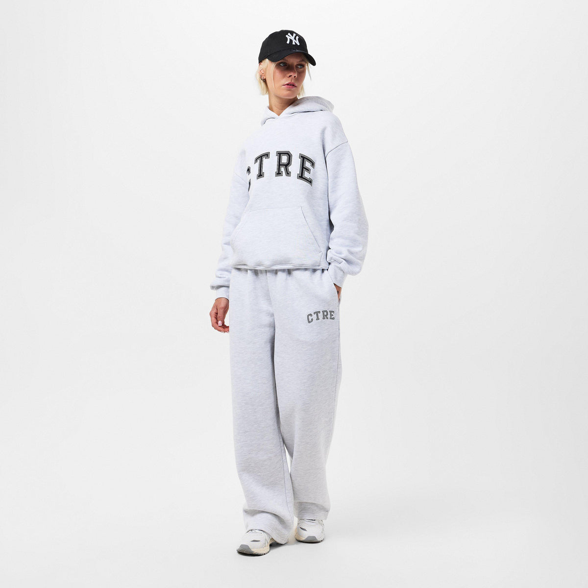 Grey - The Couture Club - Womens CTRE Oversized Hoodie - 6