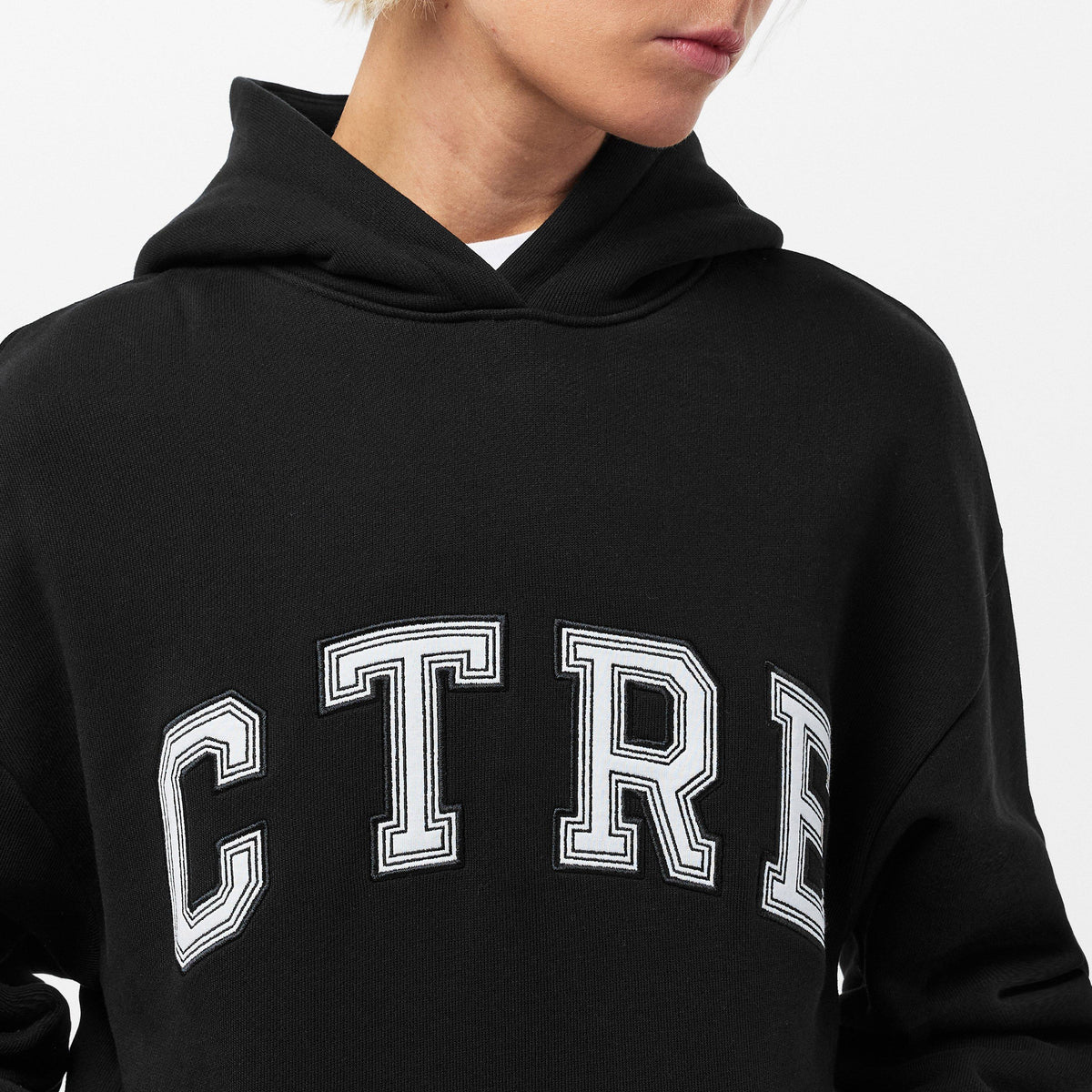 Black - The Couture Club - Womens CTRE Oversized Hoodie - 5