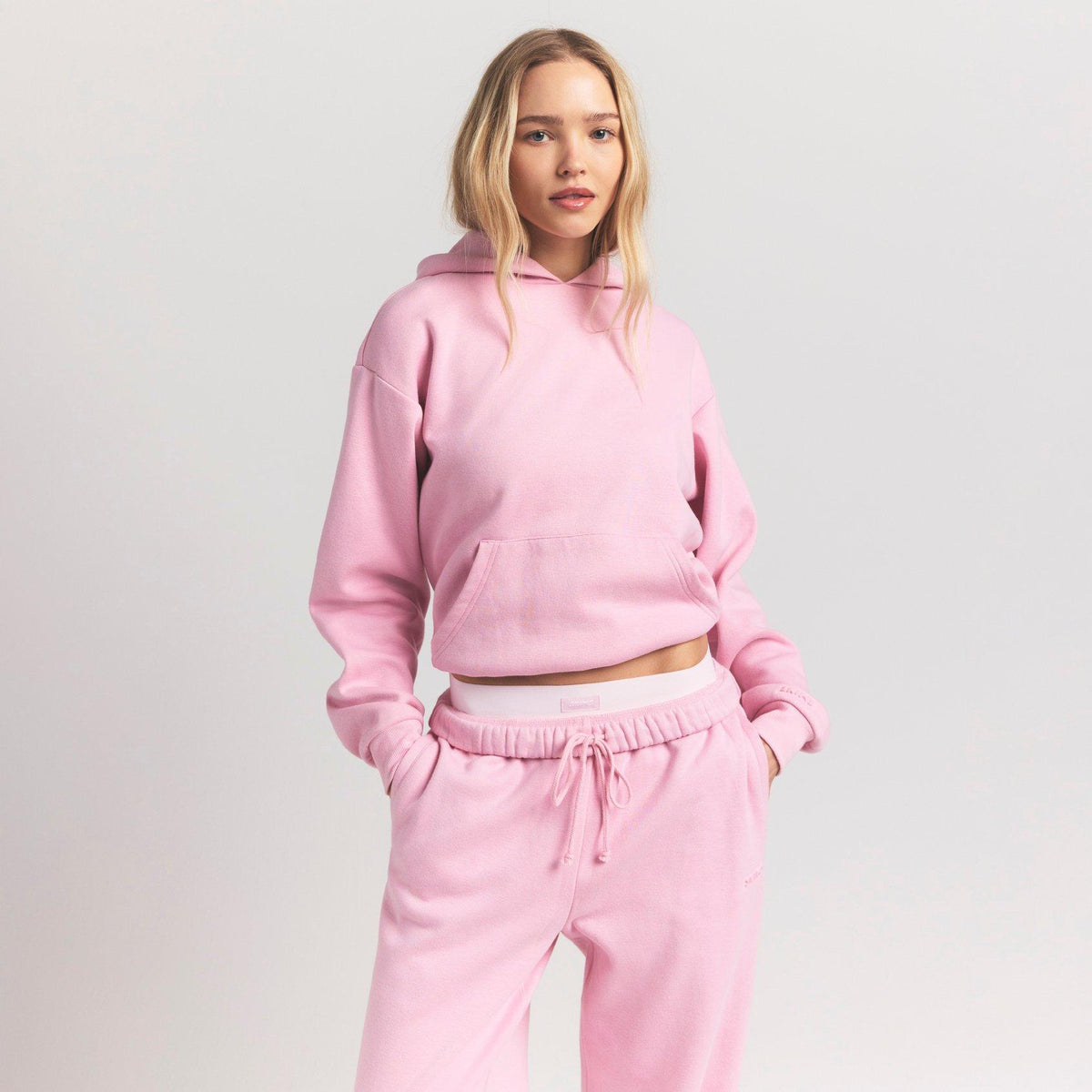 HALITE - SKIMS - Womens Cotton Fleece Classic Pullover Hoodie - 2
