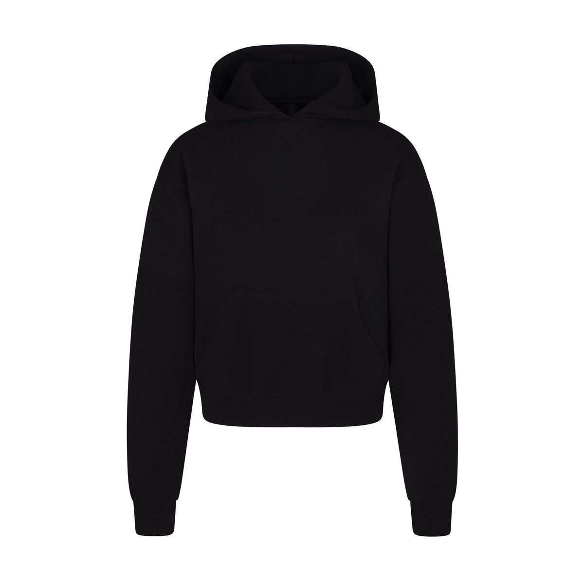Onyx - SKIMS - Womens Cotton Fleece Classic Pullover Hoodie - 1