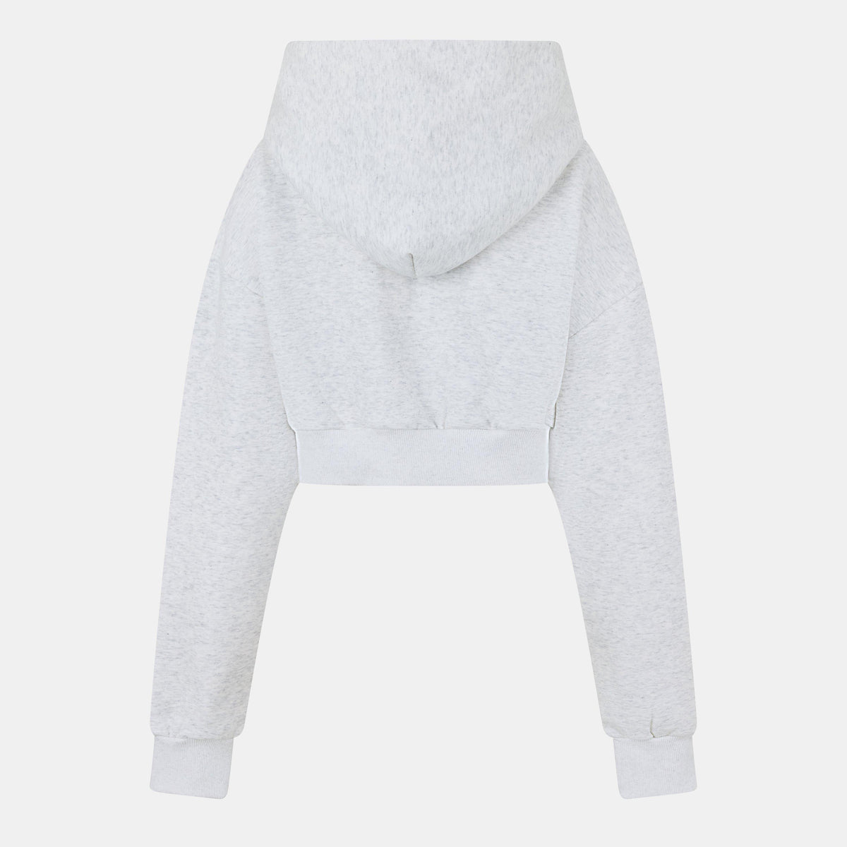Stone - Mars The Label - Womens Classics Cropped Zip Hoodie - 2
