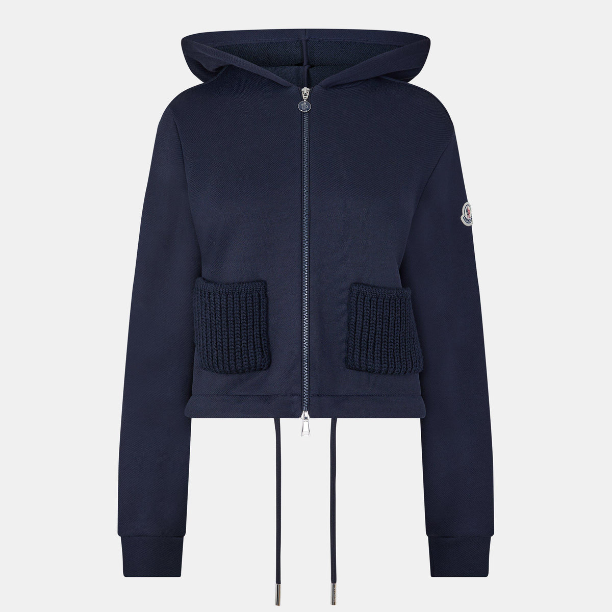 Navy 778 - Moncler - Women's Zip Hoodie - 1