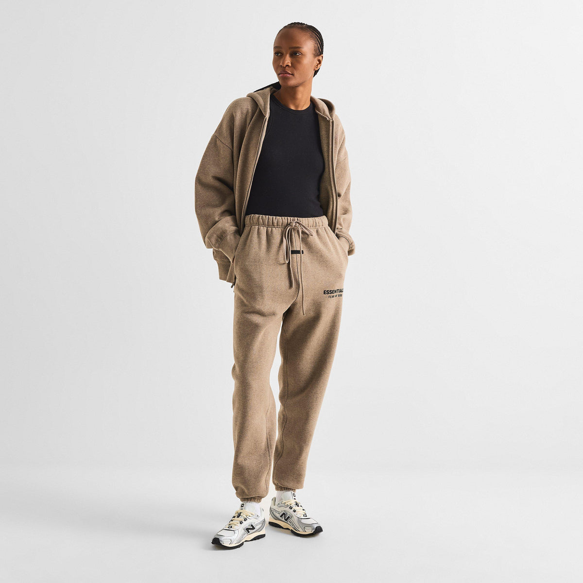 Grey - Fear Of God Essentials - Women's Zip Hoodie - 6