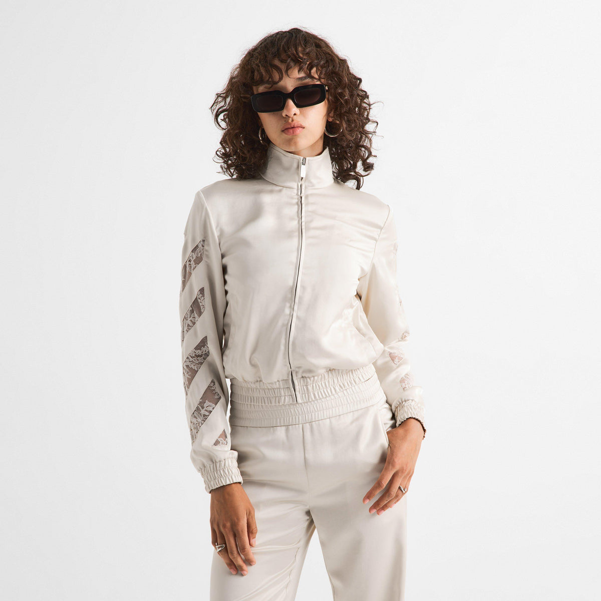 Ivory - Off White - Off Diag Trk Jkt Ld63 - 3