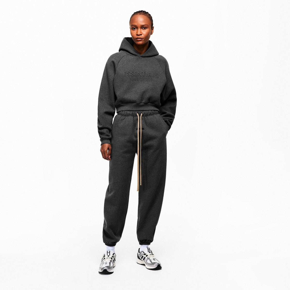 Charcoal - Fear Of God Essentials - Womens Classic Sweatpants - 6
