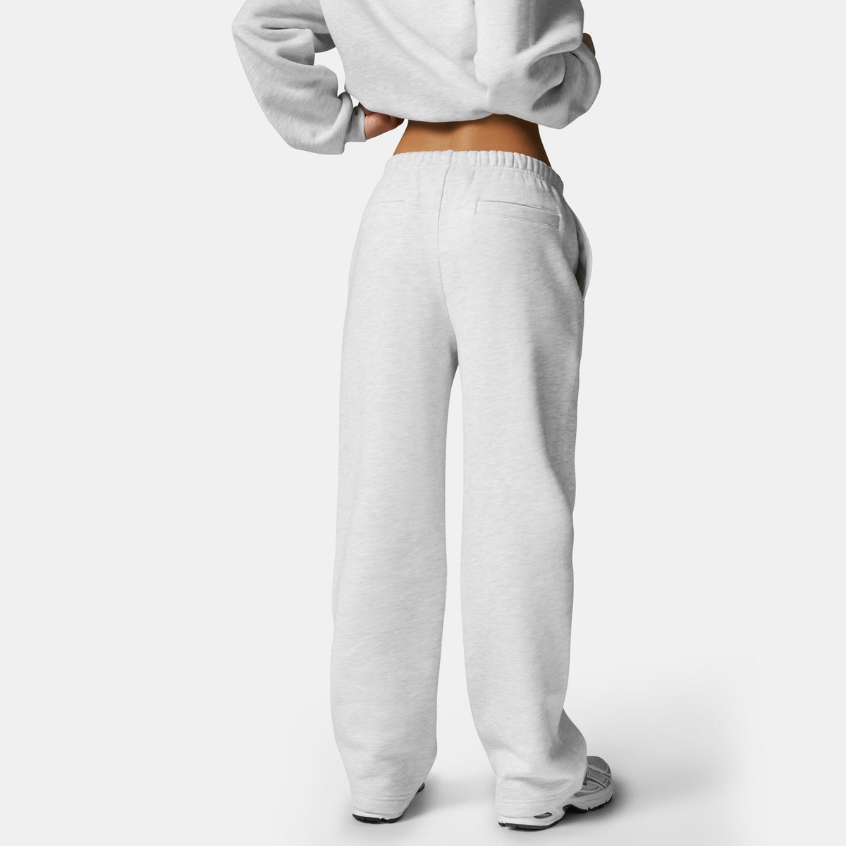 Grey - The Couture Club - Womens CTRE Straight Leg Knitted Joggers - 4