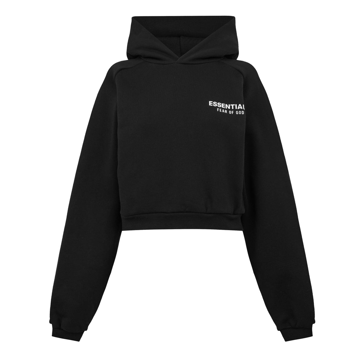 Black - Fear Of God Essentials - Back Logo Over The Head Hoodie - 1