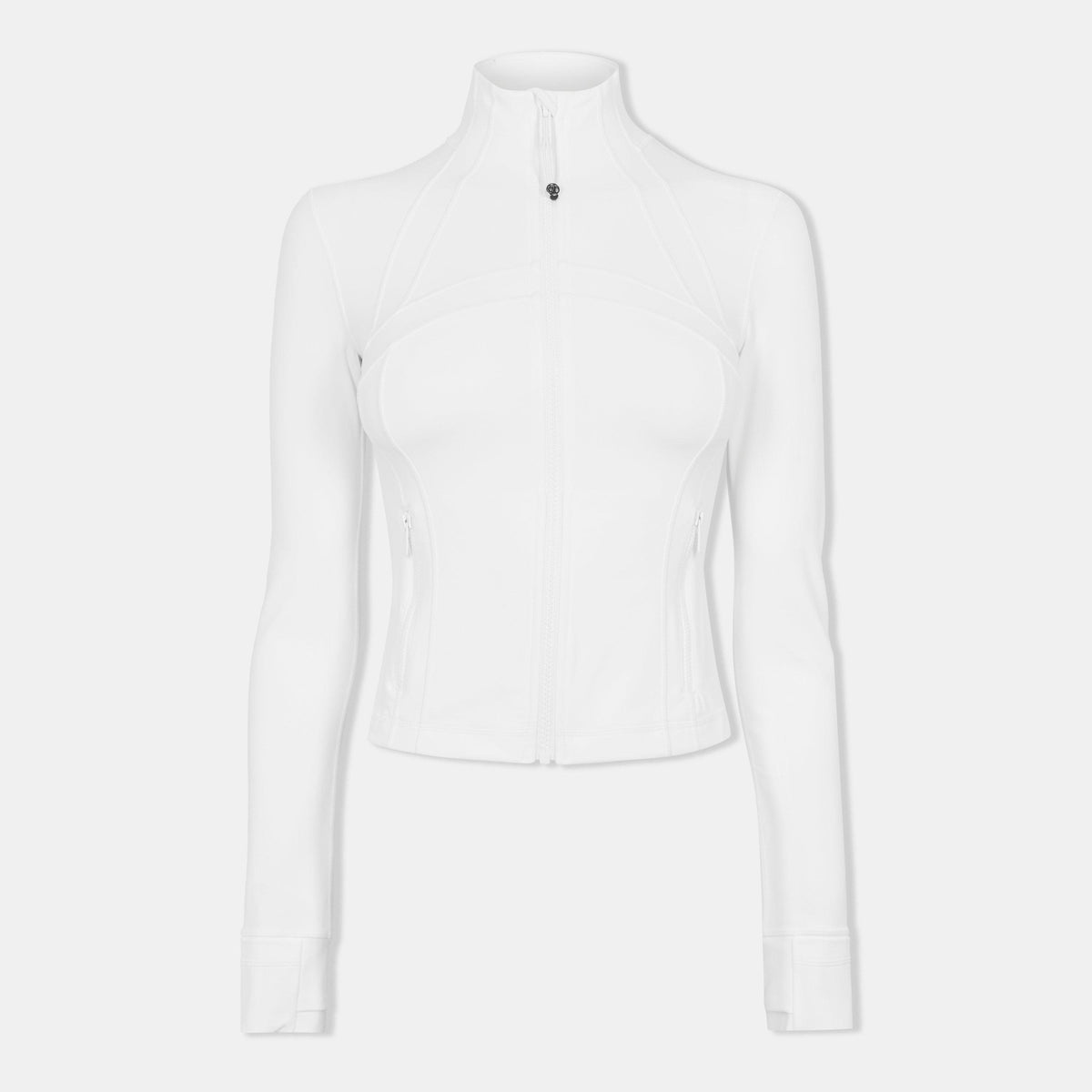 White - Lululemon - Women'S Nulu Nylon Defined Cropped Jacket - 1