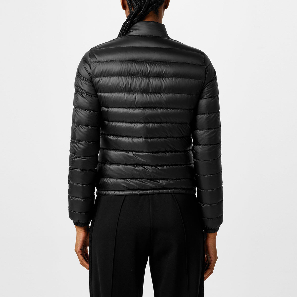 Black 999 - Moncler - Womens Lans Short Down Jacket - 4