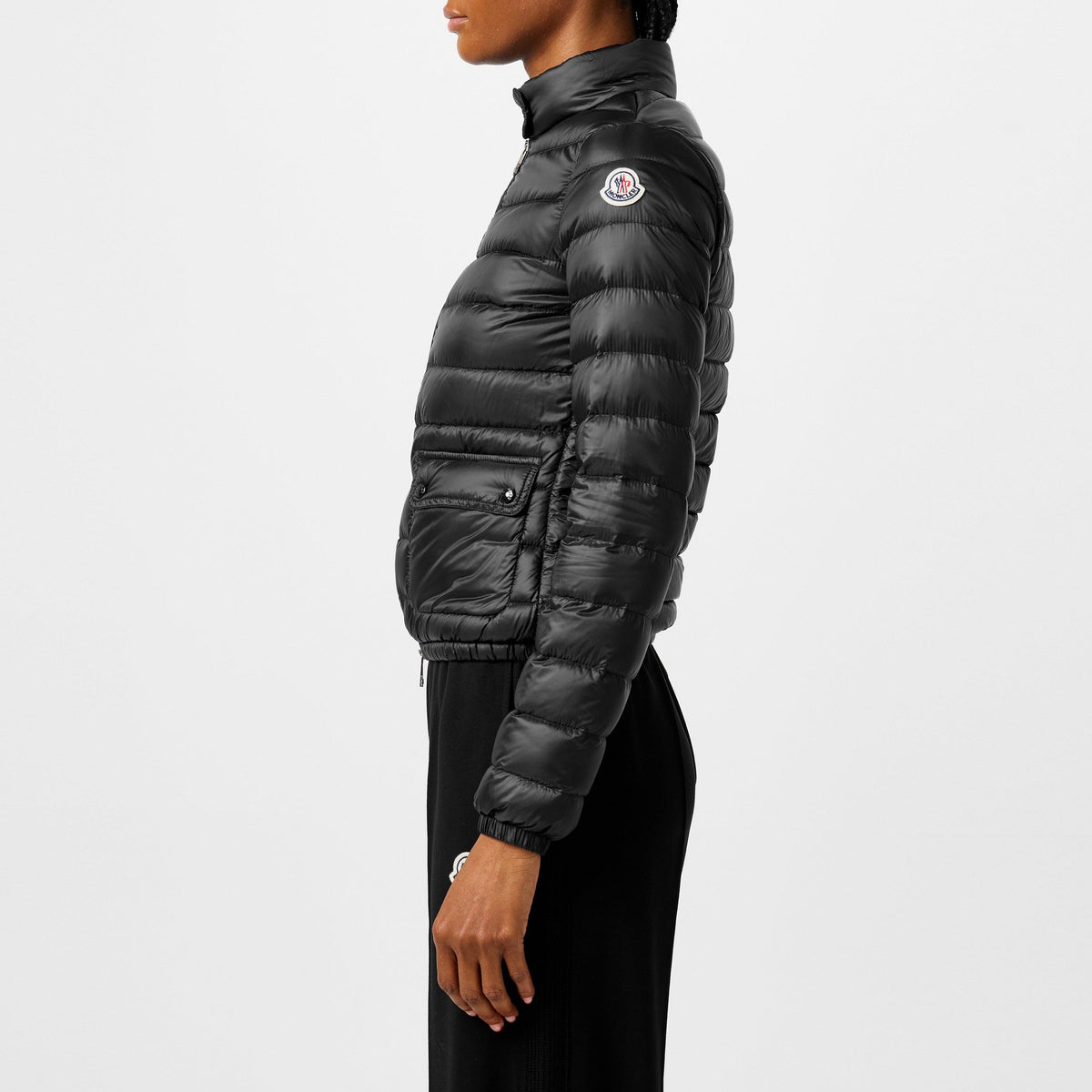 Black 999 - Moncler - Womens Lans Short Down Jacket - 5