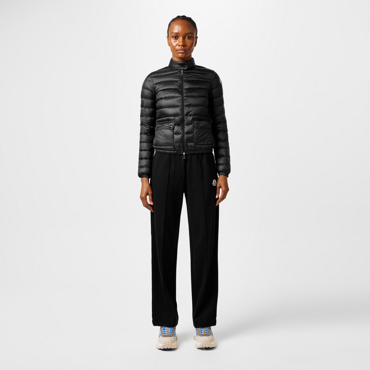 Black 999 - Moncler - Womens Lans Short Down Jacket - 6
