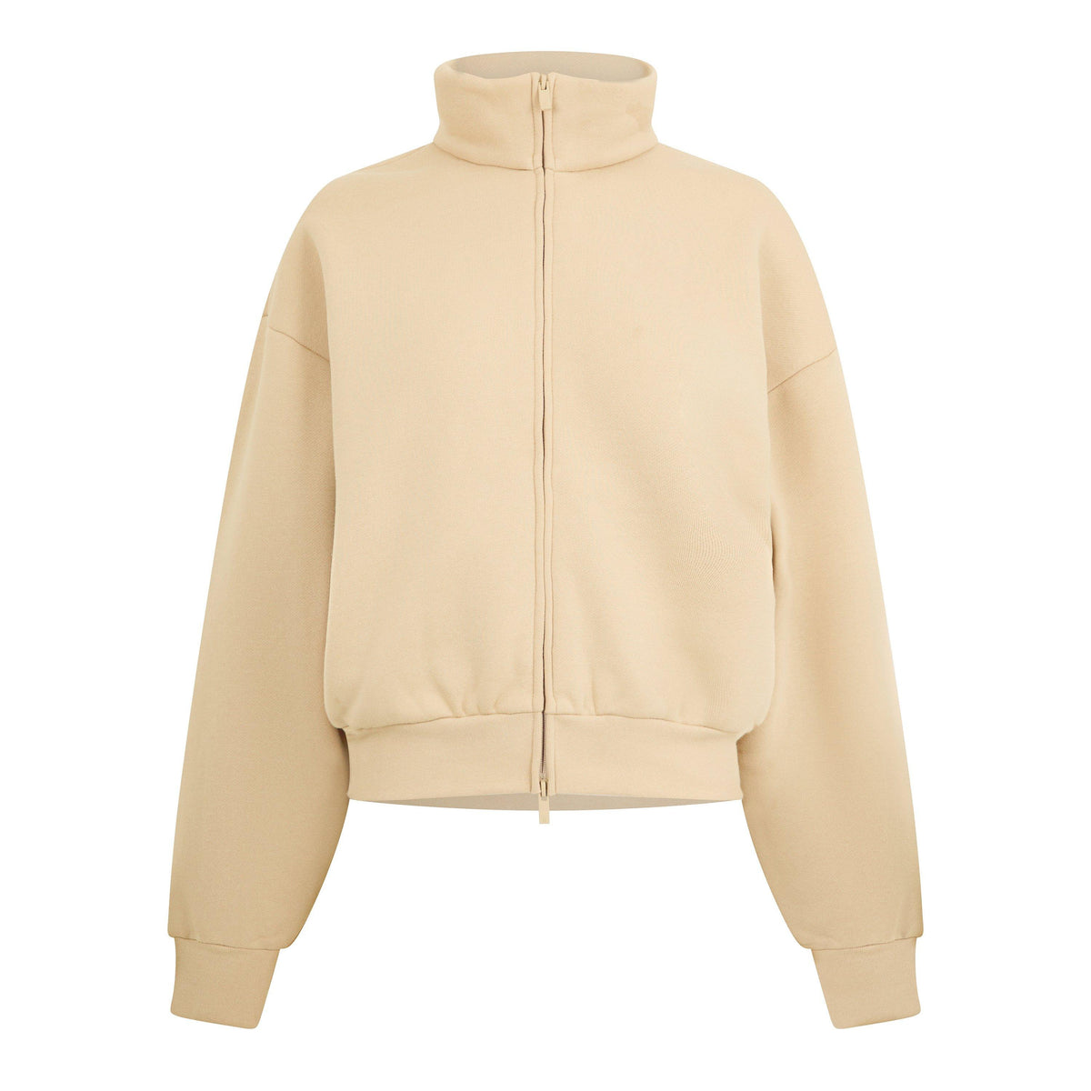 Sand - Fear Of God Essentials - Women's Full Zip Fleece - 1