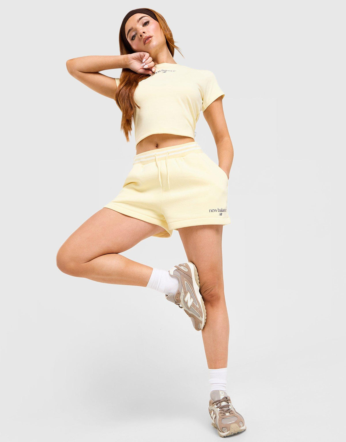 New Balance Ribbed Shorts